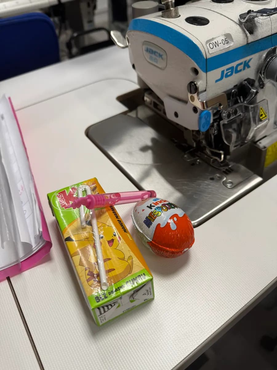 Little surprises at a workstation.